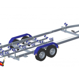 Remorque porte bateau double essieux 3T500